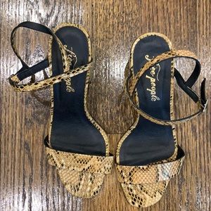 Free people heels! Never worn!